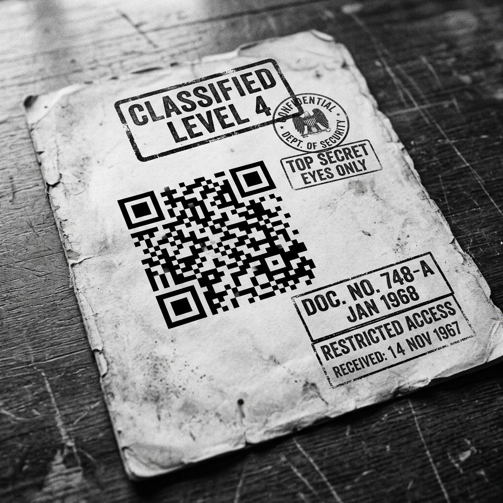Encrypted QR Node Matrix